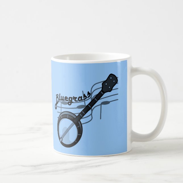 Mug Musique Bluegrass avec banjo (Droite)