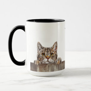 Mug Musique brésilienne de chat à courte distance