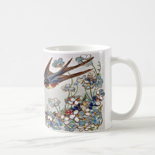 Mug Musique cadeau Victorian Swallow (Droite)
