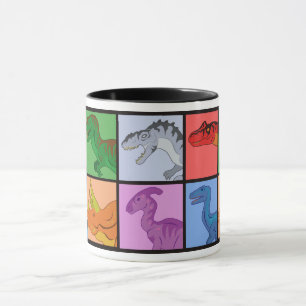 Mug Musique Carré Dinosaur