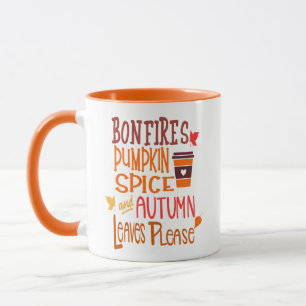 Mug Musique Citrouille d'automne