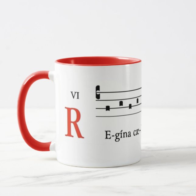 Mug Musique classique Grégorien Chant Catholique Relig (Gauche)
