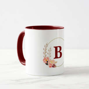 Mug Musique Combo Monogramme Floral