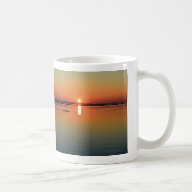 Mug Musique couché de soleil de Kayak (Droite)