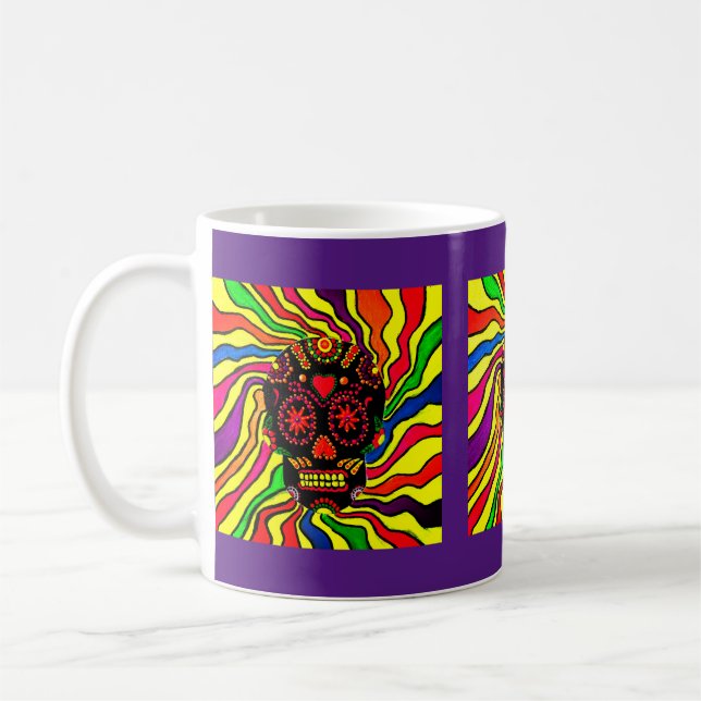 Mug Musique crâne néon (Gauche)