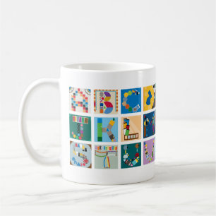 Mug Musique d'alphabet de jeu de plateau