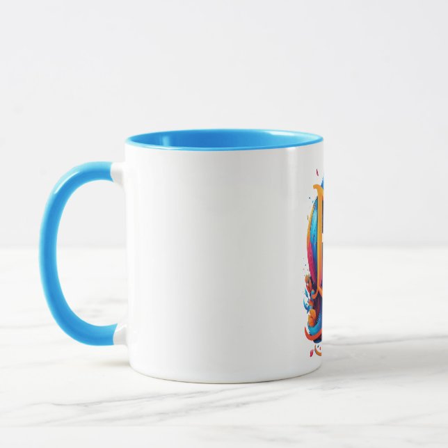 Mug Musique d'art Blue Fox (Gauche)