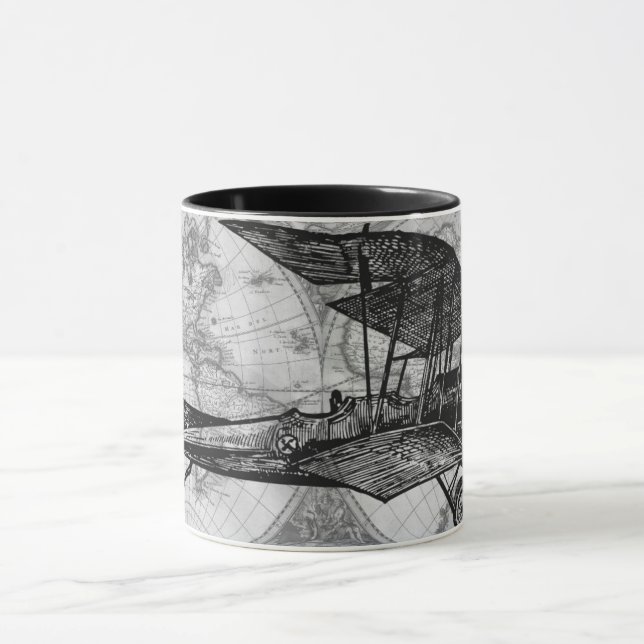 Mug Musique d'avion Vintage (Centre)