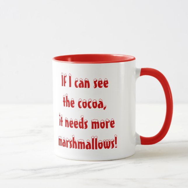 Mug Musique de cacao de Marshmallow (Droite)