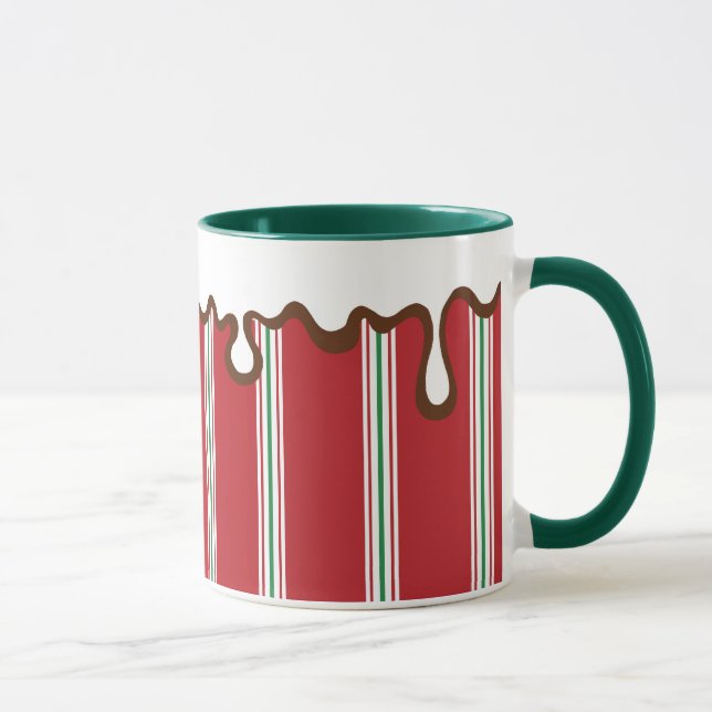 Mug Musique de cacao de Noël (Droite)