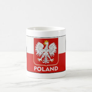 Mug Musique de café au logo polonais