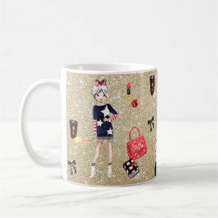 Mug Musique de café Boss Babe