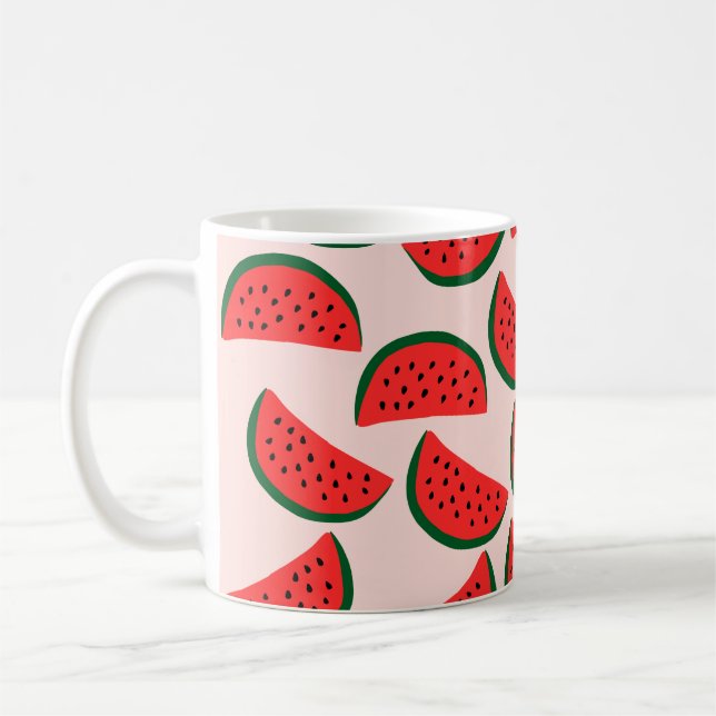 Mug Musique de café de pastèque (Gauche)