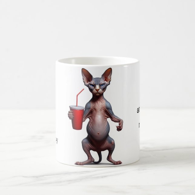 Mug Musique de chat Sphynx (Centre)