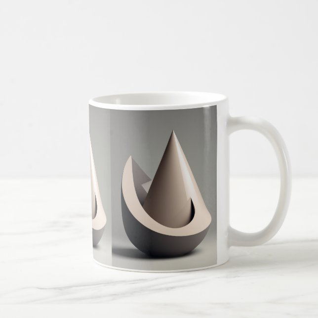 Mug Musique de conception 3D élégante (Droite)