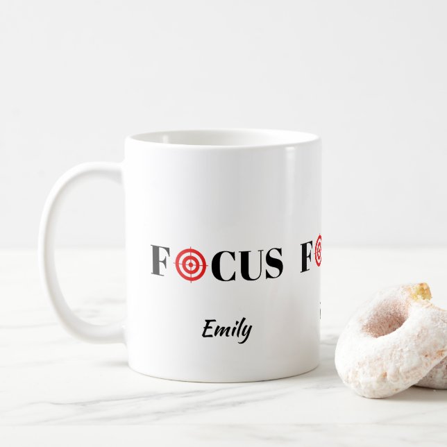 Mug Musique de conception cible (Avec donut)
