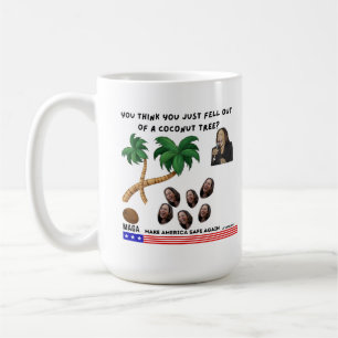 Mug Musique de conception d'arbre à coco Kamala Harris