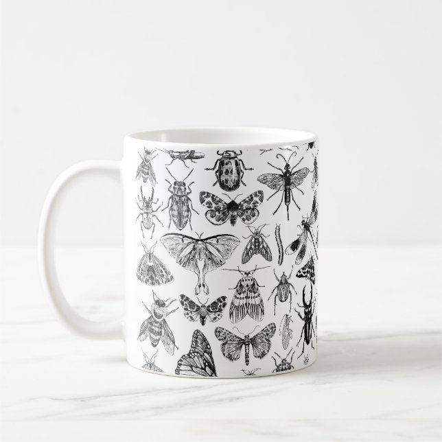 Mug Musique de conception d'insectes (Gauche)