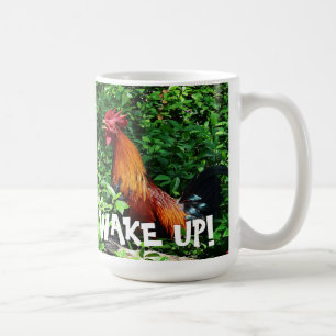 Mug Musique de coq "Wake Up"