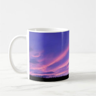Mug Musique de coucher de soleil du ciel pourpre