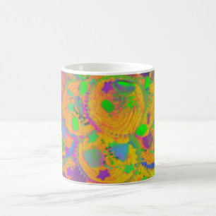 Mug Musique de cupcakes orange