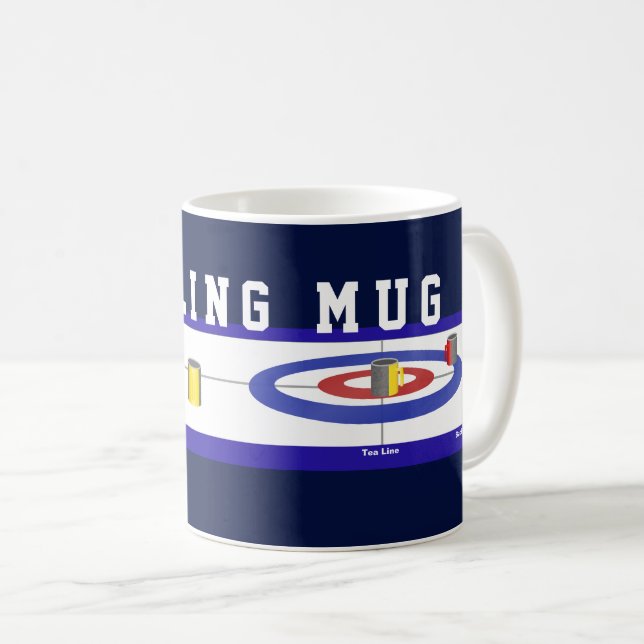 Mug Musique de curling (Devant droit)