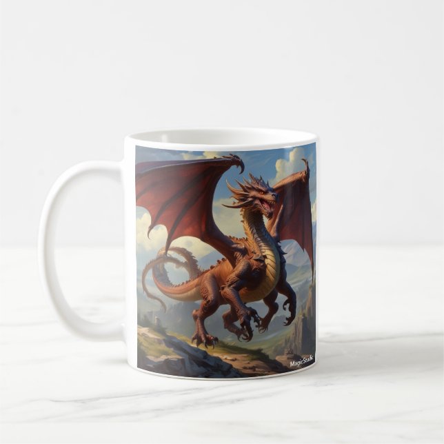 Mug Musique de dragon de Fierce (Gauche)