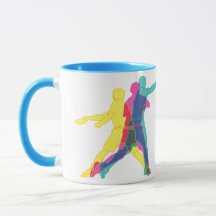 Musique de golf sur disque de lecteur CMYK
