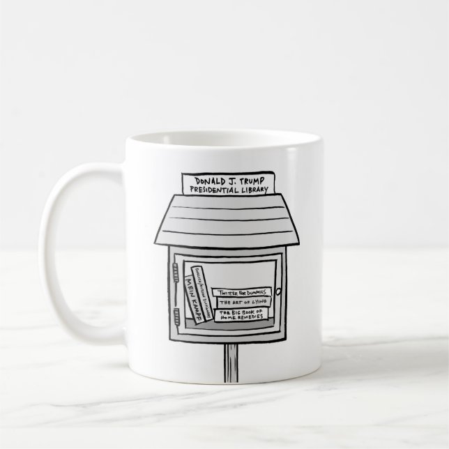 Mug Musique de la bibliothèque Trump (Gauche)
