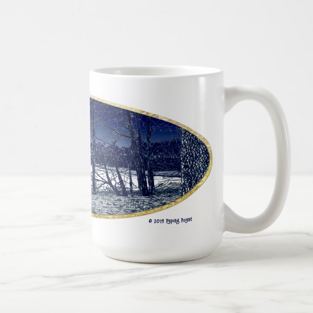 Mug Musique de la carte de Noël Christmas Creek II (Droite)