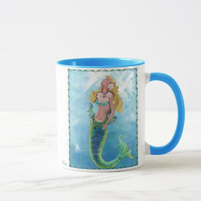 Mug Musique de la Coupe de café Sirène de l'océan (Droite)