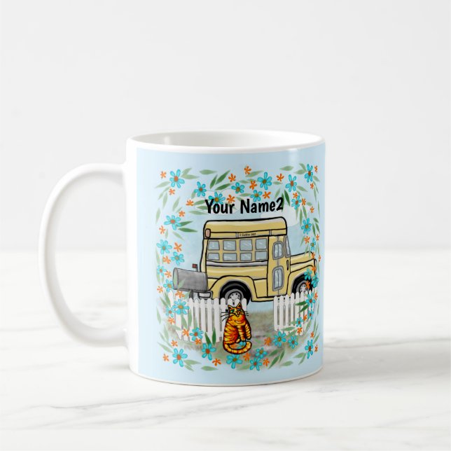 Mug Musique de la journée des autobus scolaires (Gauche)