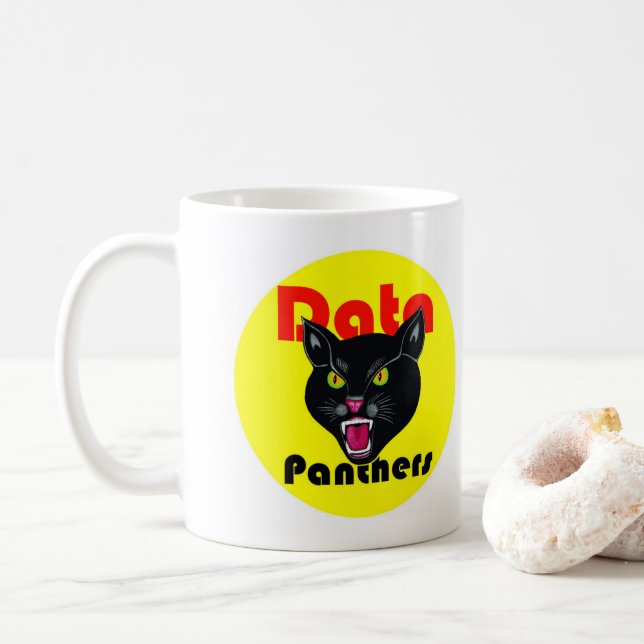 Mug Musique de la panthère des données (Avec donut)