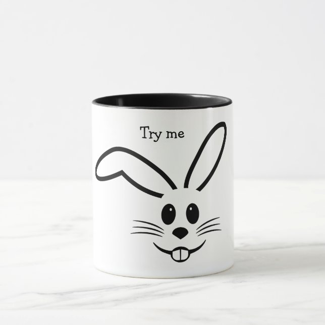 Mug Musique de lapin sarcastique (Centre)