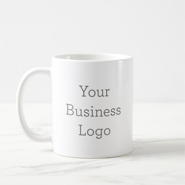 Tasse blanche classique, 11 oz (Gauche)