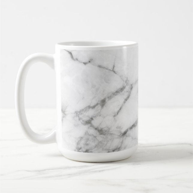 Mug Musique de marbre gris (Gauche)