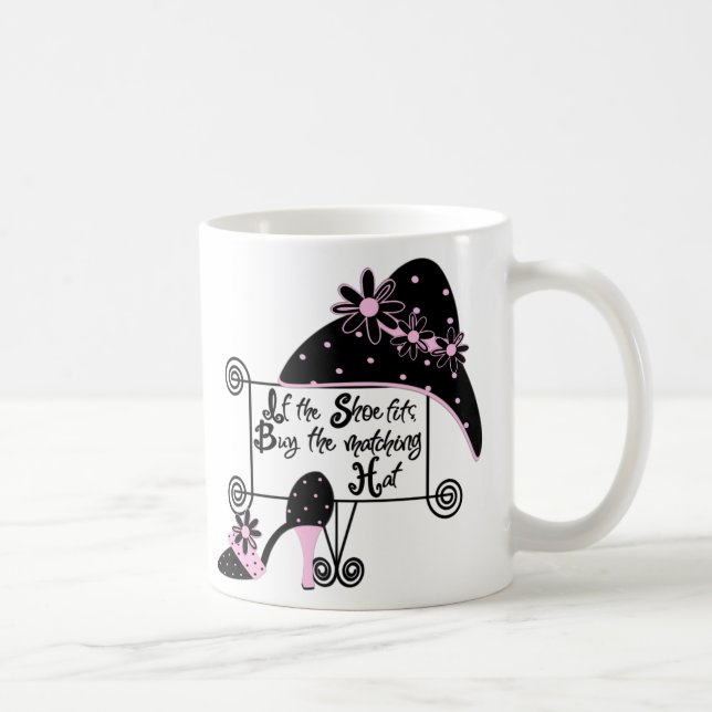 Mug Musique de mode rose (Droite)
