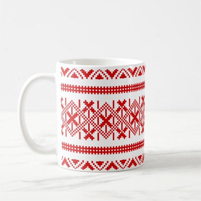 Mug Musique de Motif géométrique ethnique (Gauche)