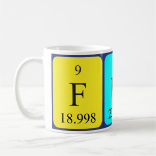 Mug Musique de mots de table périodique amusante