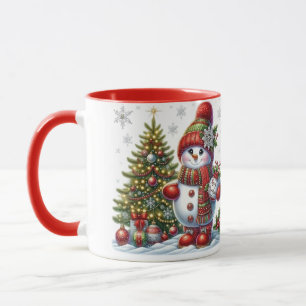 Mug Musique de Noël Snowman