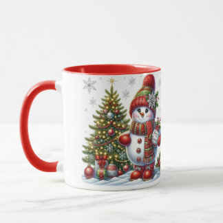 Mug Musique de Noël Snowman