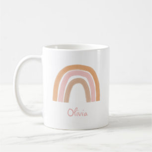 Mug Musique de nom arc-en-ciel de Boho moderne