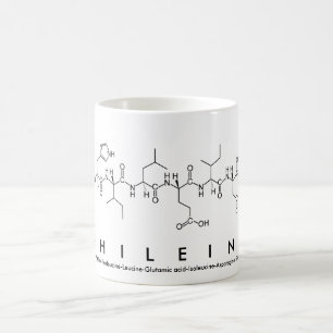 Mug Musique de nom de peptide de la Philéine