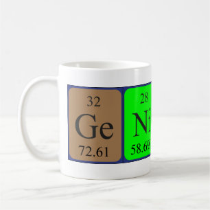 Mug Musique de nom de table périodique géniale