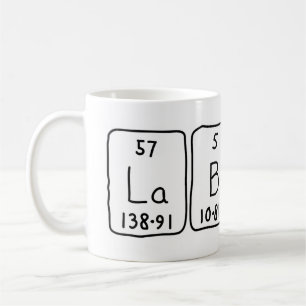 Mug Musique de nom de table périodique Lab Rat