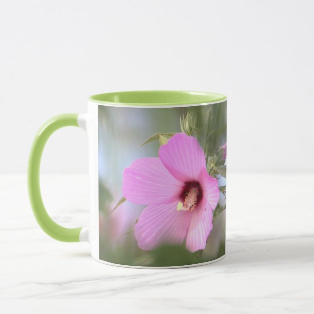 Mug Musique de photo rose (Gauche)