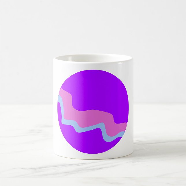 Mug Musique de planète violette (Créateur téléchargé)