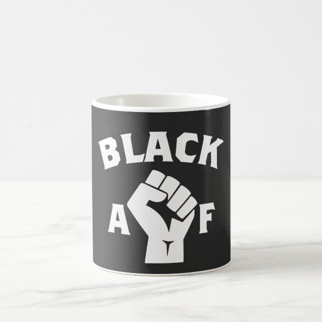 Mug Musique de poing noire AF (Centre)