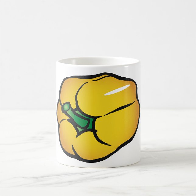 Mug Musique de poivre jaune (Créateur téléchargé)