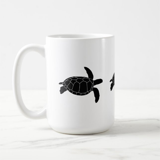 Mug Musique de tortue de mer (Gauche)